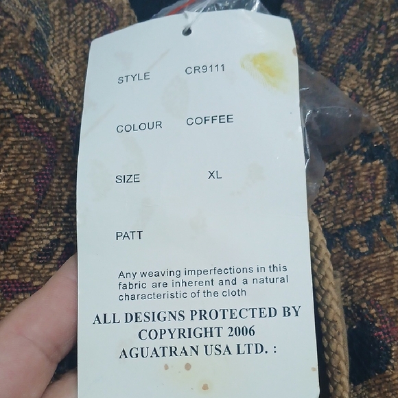 FLASH BACK BROWN  Jacket Sz XL NEW WITH TAGS - Picture 6 of 11